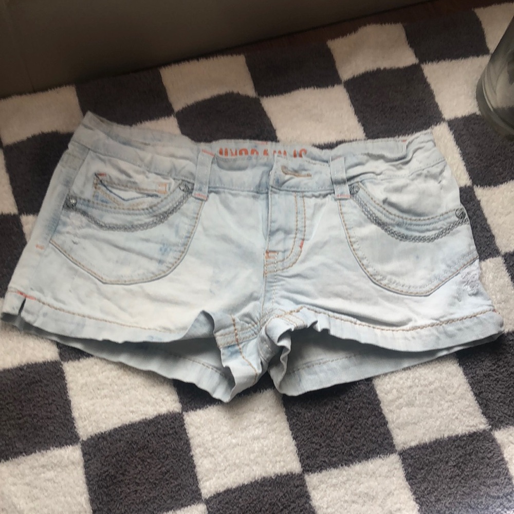 Light Blue Denim Shorts